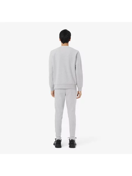 Lacoste Dopasowane Spodnie Dresowe Commuter Z Jerseyu szare