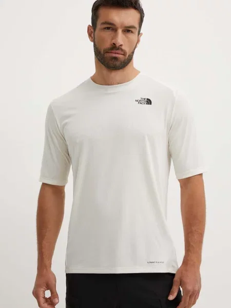 Спортна тениска The North Face Shadow с изчистен дизайн бежово