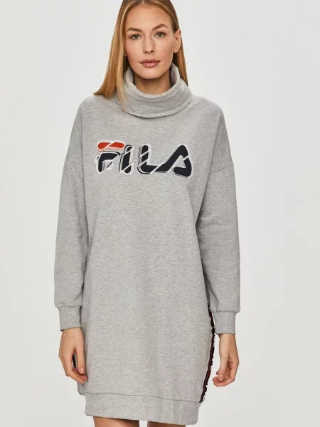 Fila Pyžamová mikina šedá