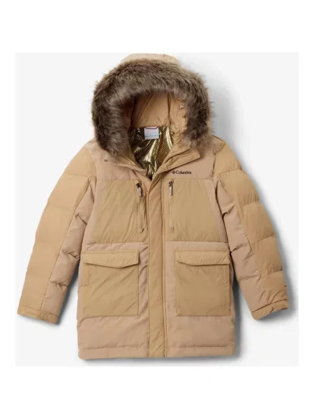 Kurtka Columbia Marquam Peak Fusion II Parka chłopięce S beżowy
