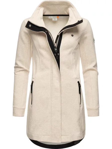 Ragwear Mikina Letrice béžový melír černá