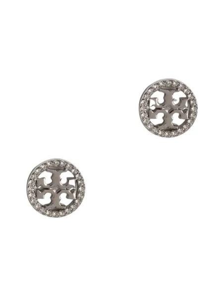 Kolczyki Tory Burch szare