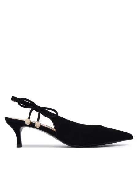 Γοβάκια Furla Poppy Slingback CN μαύρο