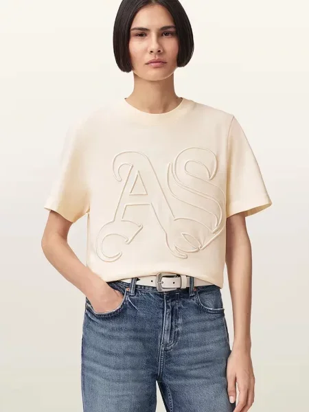AllSaints tricou din LISA bej