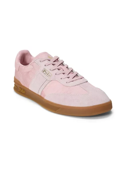 Sneakersy Polo Ralph Lauren zamszowe różowe