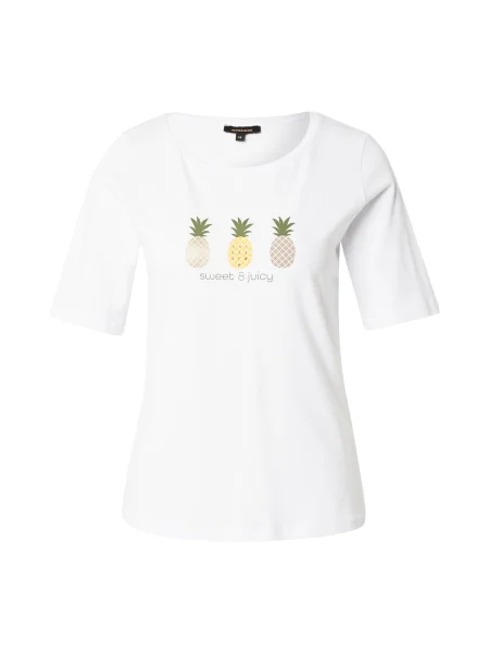 MORE & MORE Tricou galben / verde alb