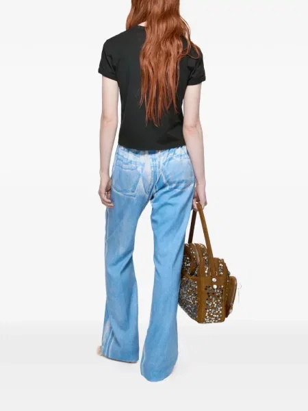 Tricou Acne Studios cu imagine negru