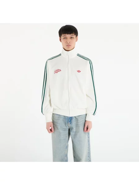 Φούτερ adidas Tt Off White/ Collegiate Green XL λευκό