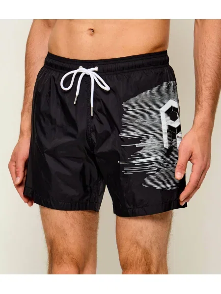 Pantaloni scurți de sport Plein Sport negru
