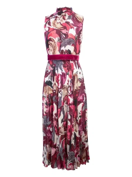 Rochie midi Mary Katrantzou până la genunchi de costum roz