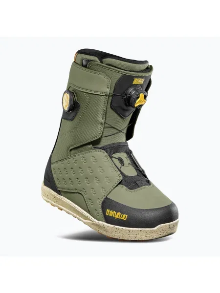 Férfi snowboard cipő ThirtyTwo Lashed Double Boa Bradhsaw olive/black. Méret: 47 EU fekete