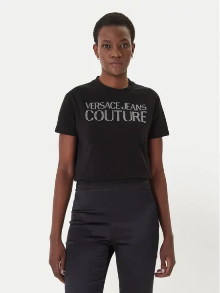 Tričko Versace Jeans černé