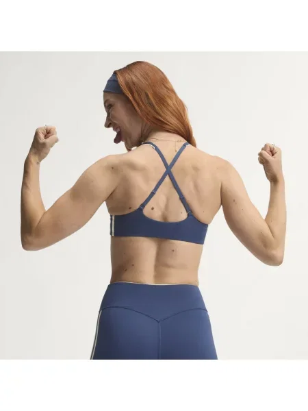 Sportovní podprsenka s lehkým zpevněním adidas Originals bílá