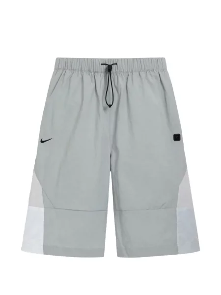 Ρετρό φλοράλ σορτς Nike με κέντημα μπλε