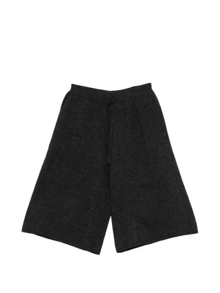 Pantaloni scurți Semicouture cu cordon gri