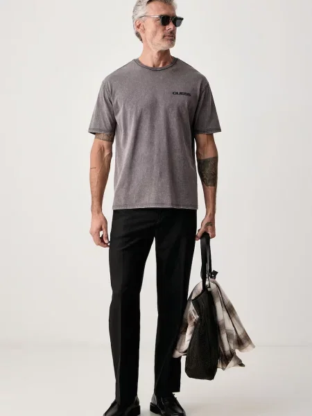 Guess tricou pentru bărbați din gri