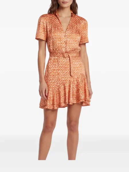 Rochie Sandro asimetrică portocaliu