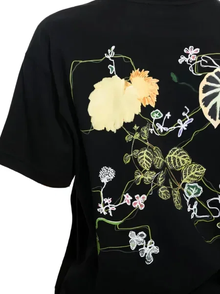 Tricou Off-white cu autograf alb
