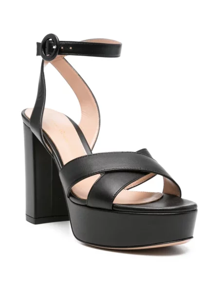 Sandale Gianvito Rossi cu platformă negru
