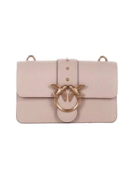 Geanta crossbody Pinko din piele bej
