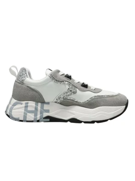 Sneakersy Voile Blanche skórzane szare