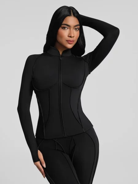 BetterMe кофта на застібці Contour Zip-Up
