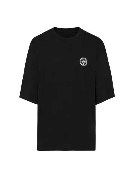 PLEIN SPORT t-shirt z nadrukiem PAEC czarny