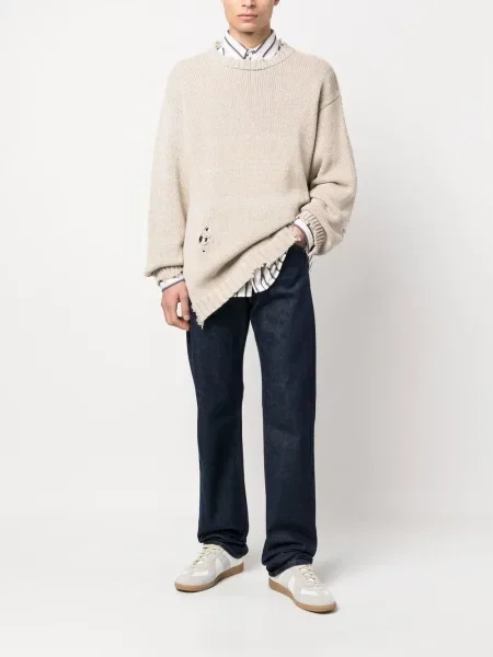 Straight fit džíny Maison Margiela modré