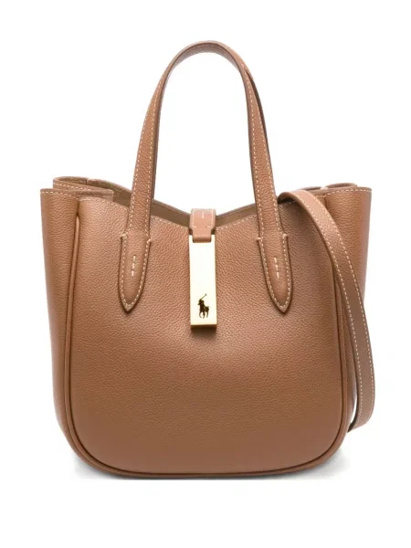 Pulover Polo Ralph Lauren cu broderie maro