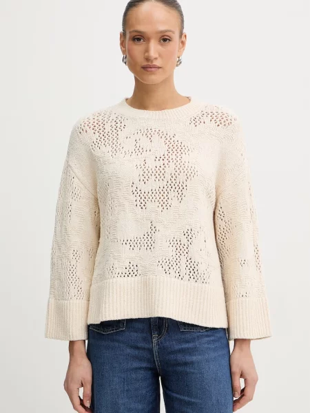 BOSS Orange sweter C Foira beżowy