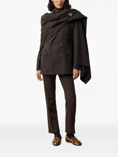 Vilnonis švarkas Ralph Lauren Collection ruda