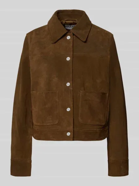 Kurtka skórzana z zatrzaskami Jake*s Casual