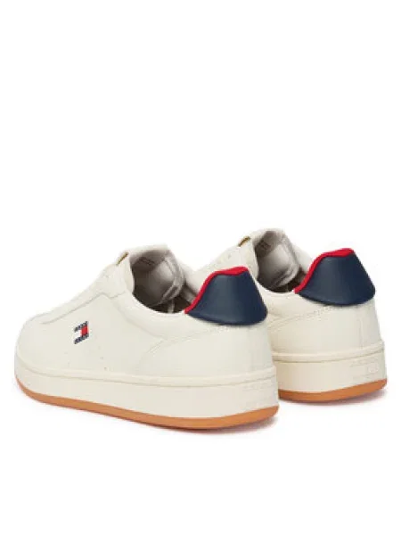 Tommy Jeans Rövid szárú sportcipők ARCHIVE tengerészkék / piros fehér