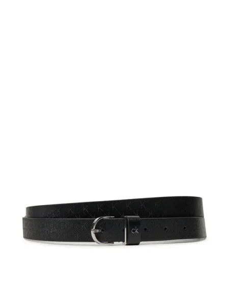 Calvin Klein de Damă Ck Metal Round Buckle negru