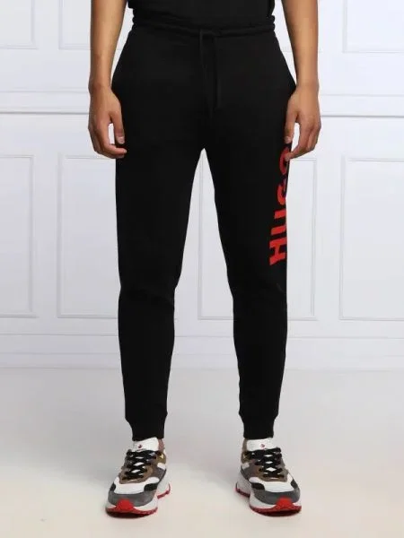 HUGO Pantaloni de trening Dutschi negru
