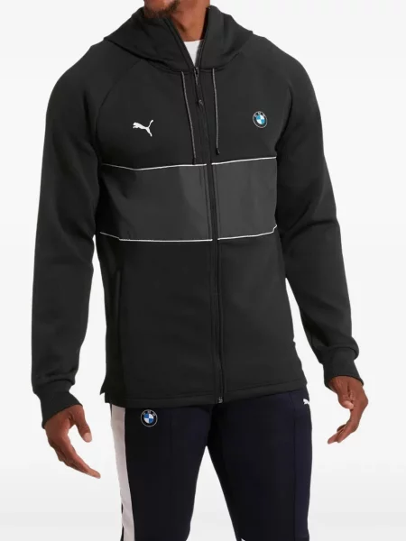 Hanorac cu glugă Puma cu imagine negru