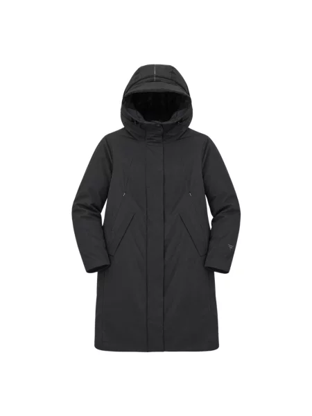 Długa parka Krakatau czarna
