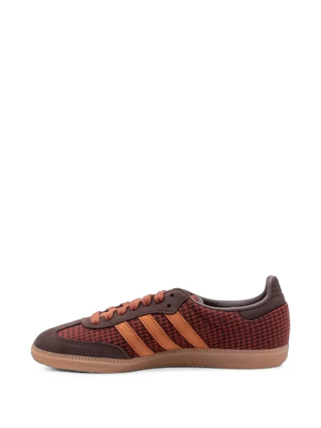 Sneakerși Adidas Gazelle cu model pepito roșu