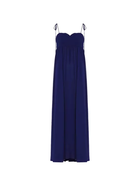 Sukienka Olympiah garniturowa na ramiączkach niebieska