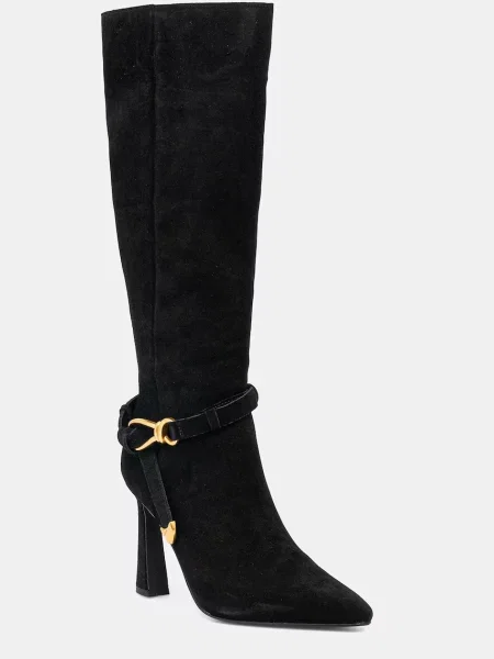 Steve Madden cizme din piele întoarsă Sirrens cu drept negru