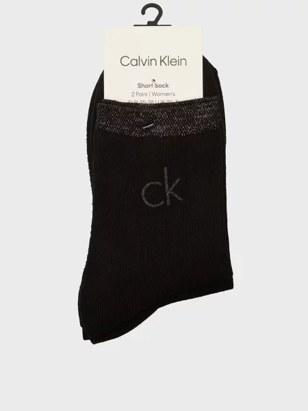 Шкарпетки Calvin Klein Jeans з автографом чорні