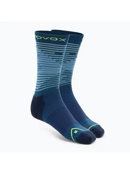 Lyžařské ponožky ORTOVOX All Mountain Mid petrol blue modré