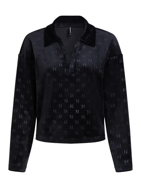 Karl Lagerfeld bluză negru