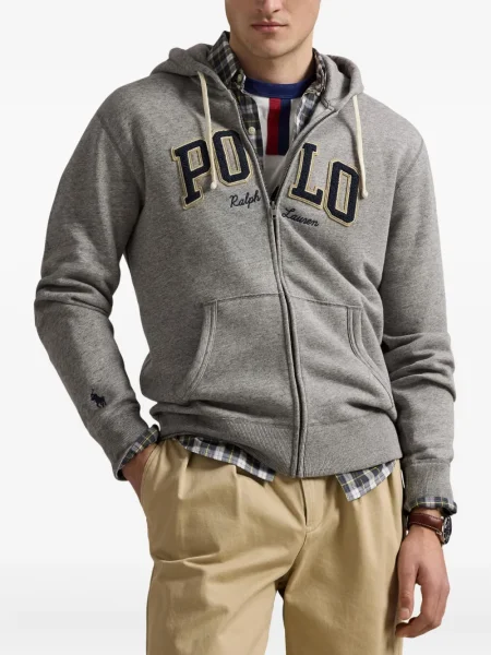 Manšestrové s límcem izolované polotričko Polo Ralph Lauren bílé