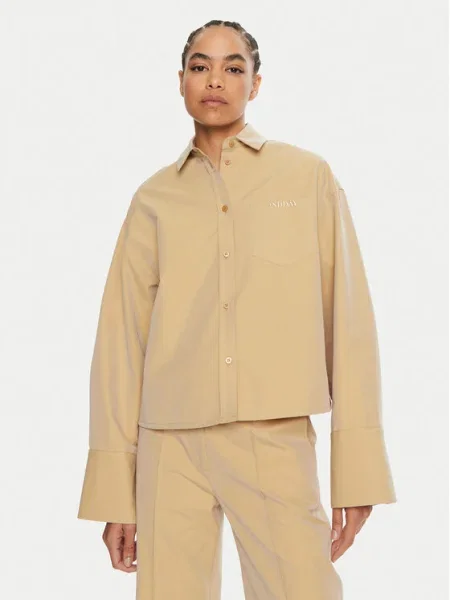 Átmeneti kabát Claras Oversize bézs