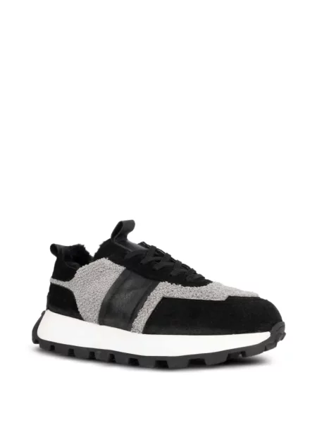 Báránybőr sneaker Sergio Moretti Firenze fekete