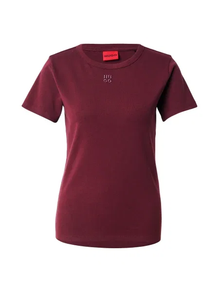 HUGO Tricou Deloris Vișiniu bordo