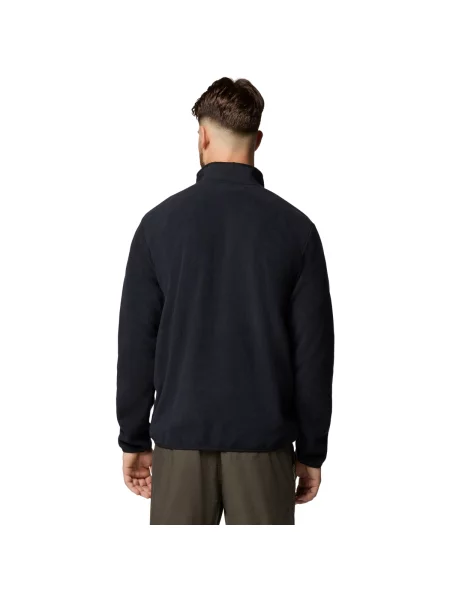 Fleece félig cipzáras fleece melegítő felső Columbia fekete
