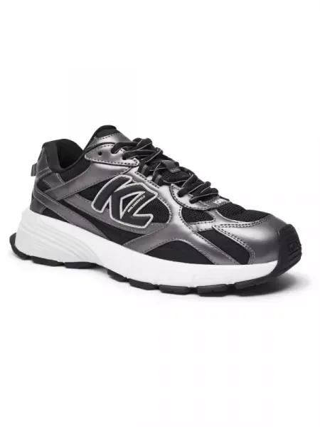Karl Lagerfeld Sneakers ORION cu adaos de piele negru