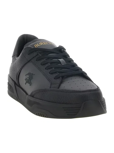 Sneakersy Burberry skórzane czarne